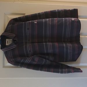 Mens Vans striped jacket with lining size L
